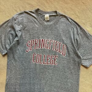 Vintage 80s Springfield College Massachusetts Velva Sheen Tee Shirt Large